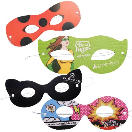 kartonnen oogmasker custom made