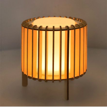 coollux led lamp lamella luna dimbaar sfeervol