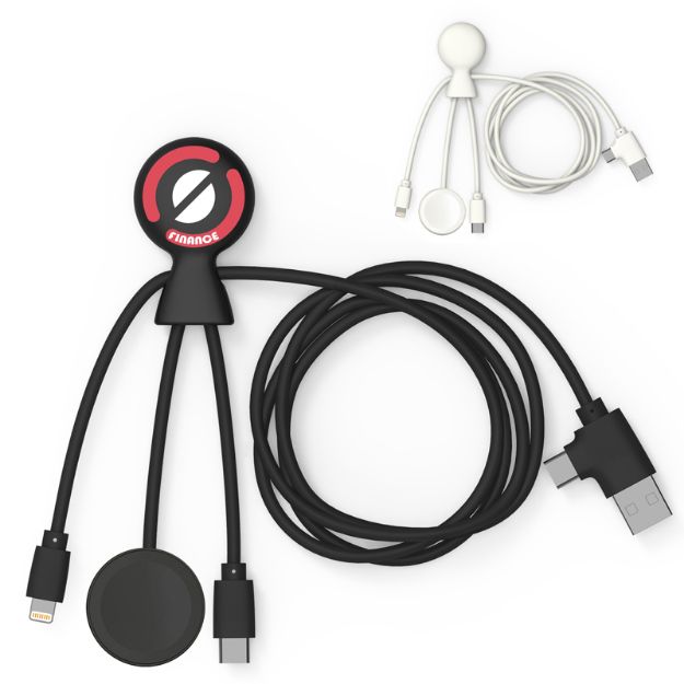 xoopar mr. bio long multi kabel voor apple/samsung