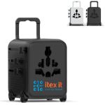 xoopar luggie gan wereldstekker met trolley vorm