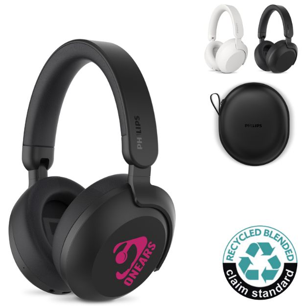 philips over-ear anc koptelefoon recycled material