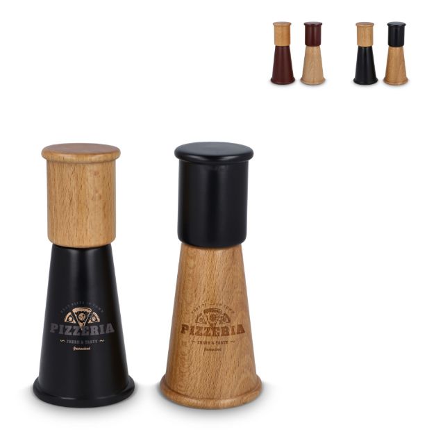 sagaform gurken zout- en pepermolen set s, 15 cm