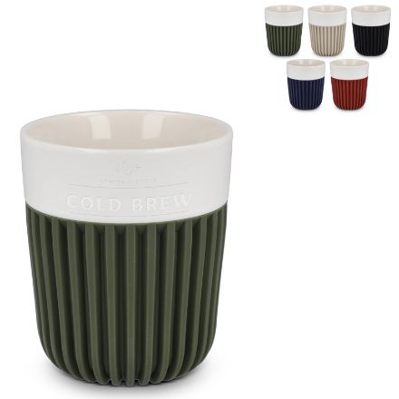 insideout premium mok 280 ml met geribbelde sleeve