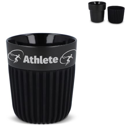 insideout all black premium mug 280 ml met sleeve
