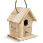 klein vogelhuisje van fsc hout ingang 30 mm