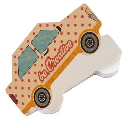 custom made sticky notitieblok car eco