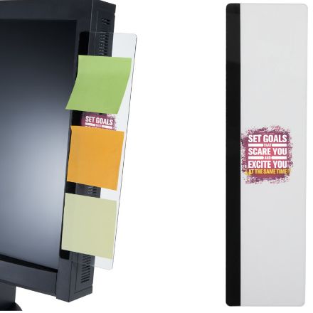 vell zijpaneel voor computerscherm praktische nota