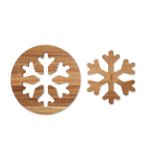 acacia houten pothouders set