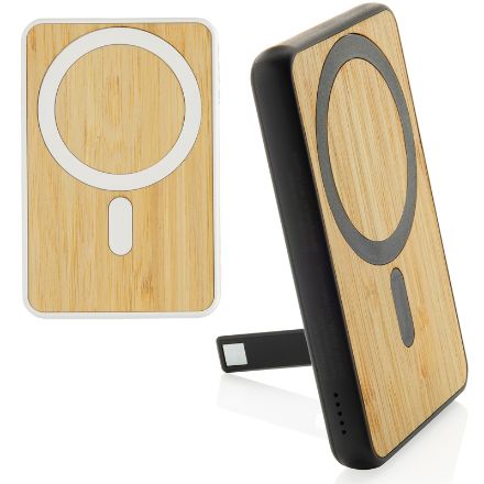 zen rcs rpet 5000 mah 5w bamboe powerbank magn