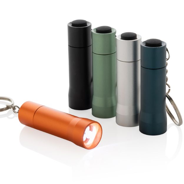 flash rcs recycled aluminium sleutelhanger zaklamp