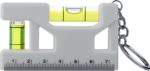 gerecycled abs sleutelhanger met waterpas indira - wit