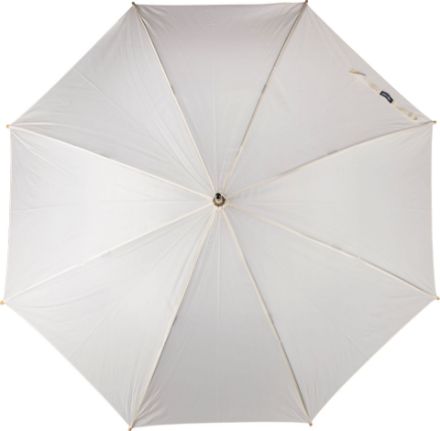 r-pet 190t automatische golfparaplu met 8 panelen - beige