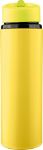 gerecycleerde rvs drinkfles 500 ml zeno drinktuit - geel