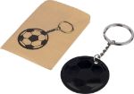 recycled rvs voetbal sleutelhanger ciro