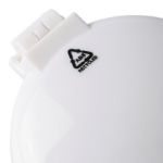 opvouwbare gerecyclede abs haarborstel met spiegel