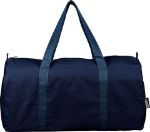 gerecycleerd polycotton 330 gr/m2 dufflebag tian - blauw