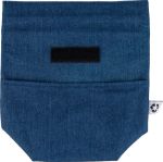 gerecycleerd denim roll-top koeltas mira