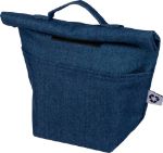 gerecycleerd denim roll-top koeltas mira