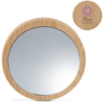 zakspiegel met bamboe frame