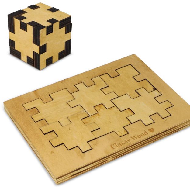 houten kubus puzzel
