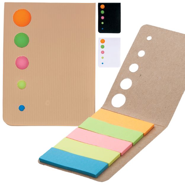 memoblok met 100 zelfklevende memoblaadjes.