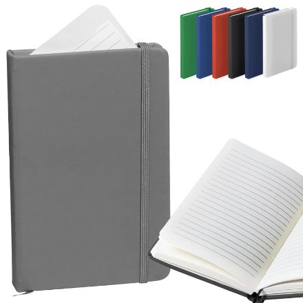 pu lederen notitieboek met 100 gelinieerde vellen