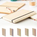 kartonnen notitieboek a5 met 100 vellen.