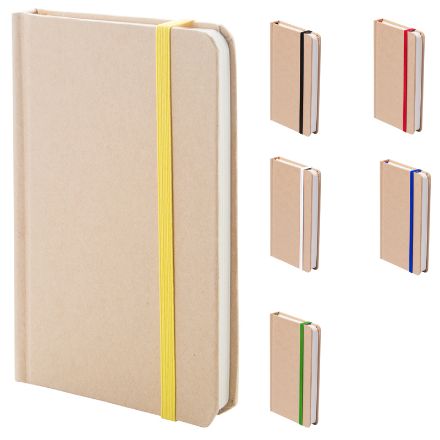 kartonnen notitieboek met 100 vellen.