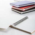 80 bladzijden tellend notitieblok recycled papier