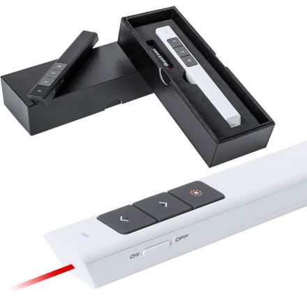 laserpointer met led lamp.