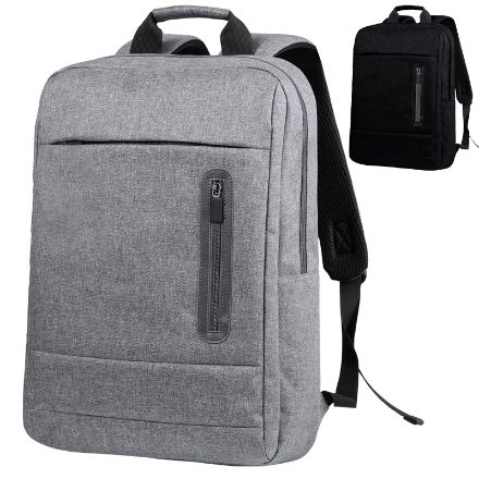 rugzak met geritste compartimenten.