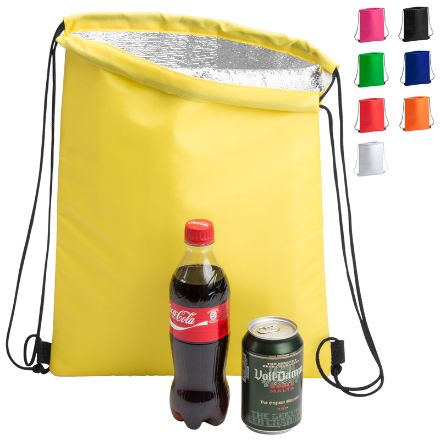 trekkoord koeltas met aluminium voering.