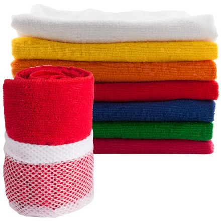microvezel sporthanddoek met tas.