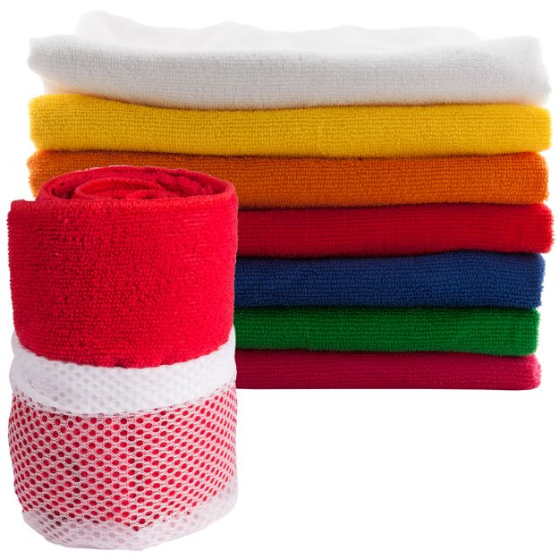 microvezel sporthanddoek met tas.