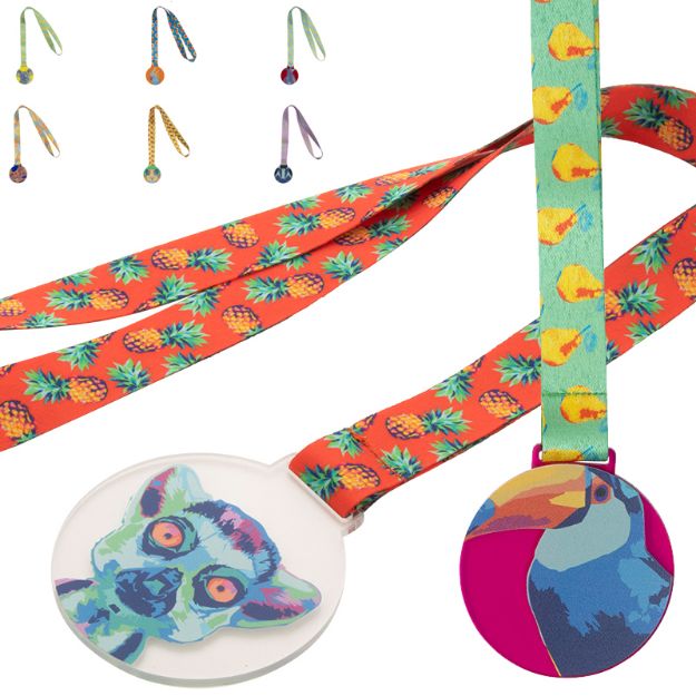 custom made medaille subdal colour