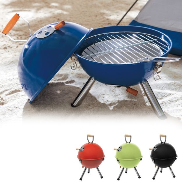 metalen tafelbarbecue met afsluitbaar deksel