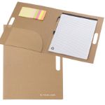 kartonnen schrijfmap met memo's charlie