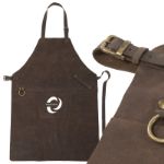 lederenlook schort nori