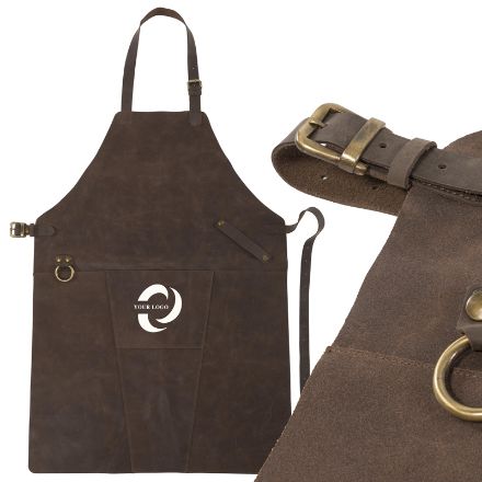 lederenlook schort nori