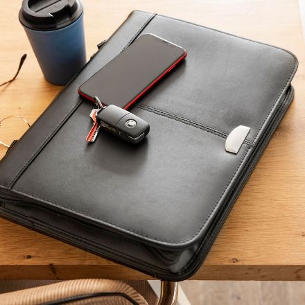 bonded lederen documentenmap lilo