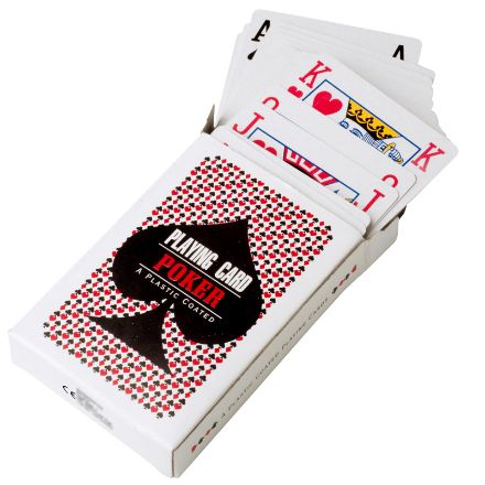 kartonnen box met speelkaarten anton