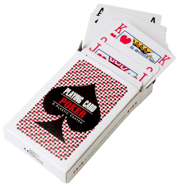 kartonnen box met speelkaarten anton