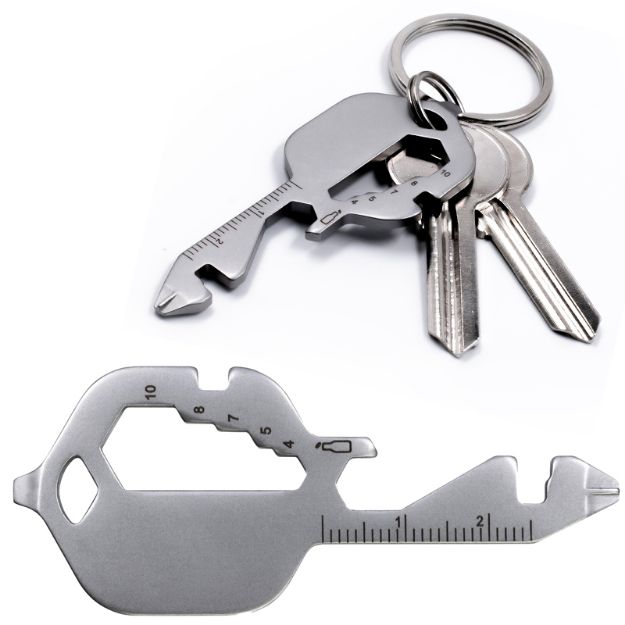 brandcharger kee multitool vorm van een sleutel