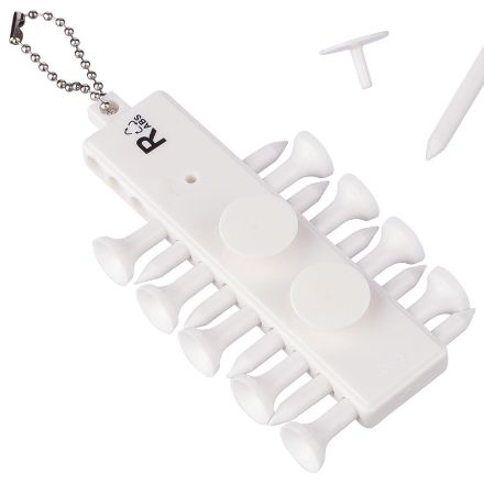 gerecycleerd abs golf tee-set aveline met 12 tees