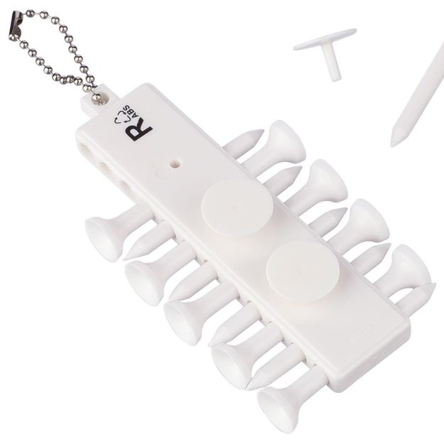 gerecycleerd abs golf tee-set aveline met 12 tees