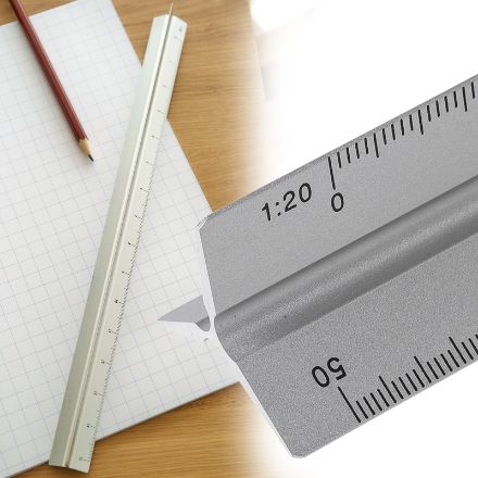 aluminium driehoekige liniaal tavi