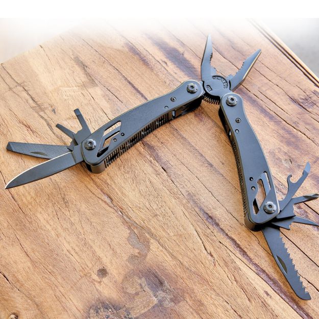 rvs 31-in-1 multitool ariane zwart met 13 functies