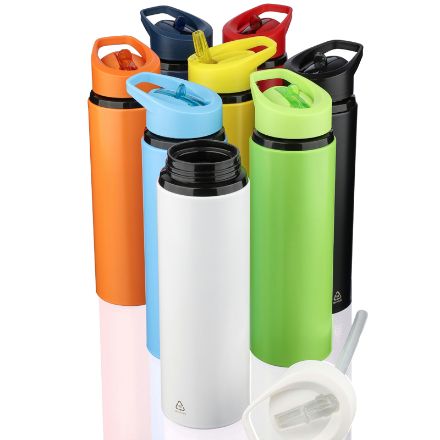 gerecycleerde rvs drinkfles 500 ml zeno drinktuit