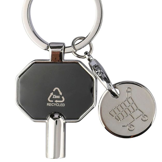 recyclede zinklegering ontluchting sleutelhanger