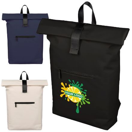 r-pu rugzak naiya 19 liter met voorvak met rits